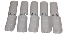 10 X Wii Akku Batterie Deckel Cover für Wii Remote Controller weiß für Wii-Neu