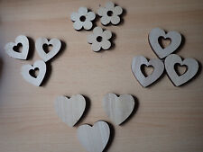 Holz Dekoration - Blumen 5cm -