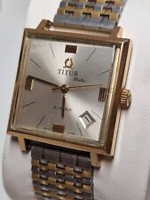 SOLVIT et TITUS Genève Matic goldgefüllt herrenuhr