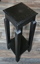 Kare Design Beistelltisch Kommode 90cm Schwarz Vollholz Vintage Retro *Abholung*