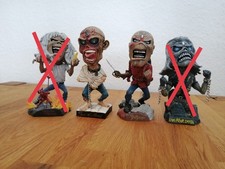 Iron Maiden 2x Eddie Head Knockers Figuren Original Sehr guter Zustand Rar!