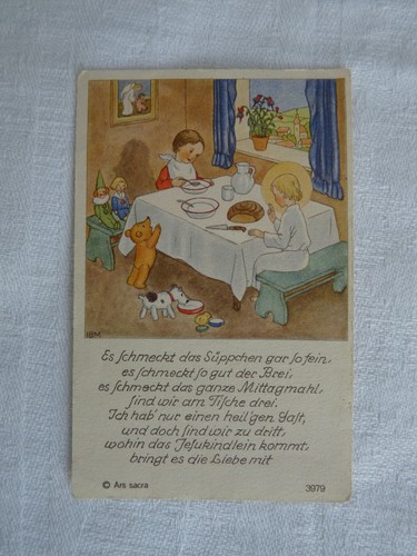 Fleißbildchen tischgebet ida - ,
