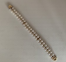 Akoya-Perlenarmband  2-reihig