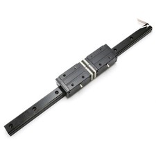 NSK Linearführung mit 2 Schlitten L:595mm (28x23) LS30