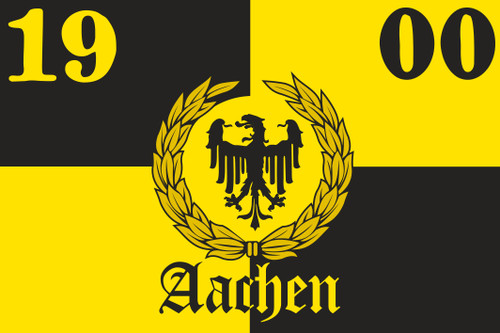 Aufkleber aachen 1900 - aachen,