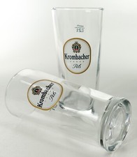 2 x Krombacher Bier Becher