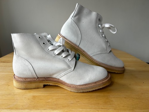 George cox white suede monkey - white,