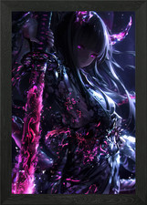 Anime Mädchen mit Schwert