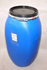 Kunststofffass 120L Weithalsfass Blau Fass Tonne  Regenfass Ex. Bundeswehr BW