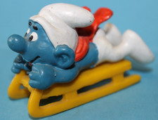Schleich® Schlumpf 40201 mit Schlitten Puffi Pitufo Schtroumpf Smurf™(Nr.816)