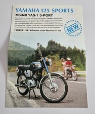YAMAHA 125 SPORTS PROSPEKT 1969 WELTMEISTER 125ER JAPAN MOTORRAD OLDTIMER Brosch