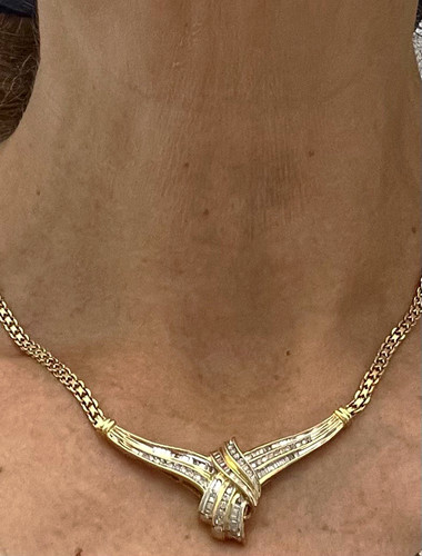 14k gelbgold diamant - gelbgold,