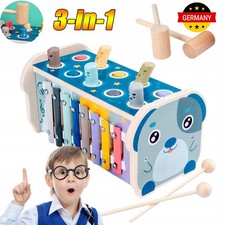 3-in-1 Holz Klopfspiel