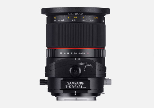 Samyang tilt shift 24mm - shift,