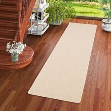 Natur Teppich Läufer Wolle