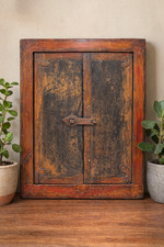 Antik Holz Wand Dekor Fenster