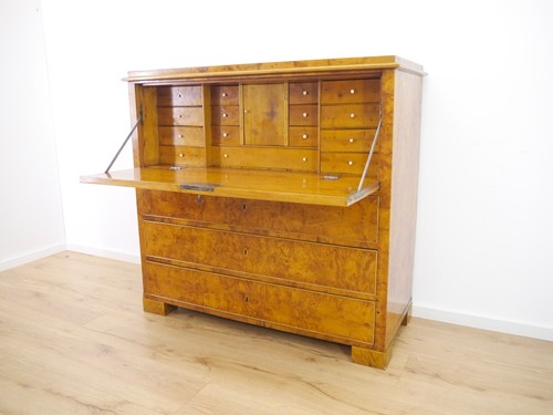 Biedermeier sekretär - biedermeier,