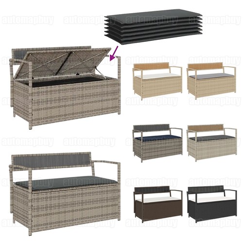 Gartenbank mit kissen poly - gartenbank,
