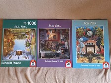 3 Puzzle je 1000 Teile Jacek Yerka alle komplett 59279 + 59292 + 59513