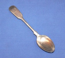 Teelöffel Sterlingsilber James Dixon & Sons Sheffield Gravur "NP" ca 1900