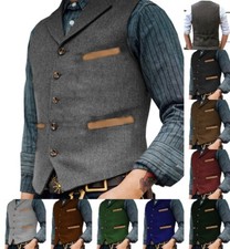 Jagd Herren Weste Tweed Retro