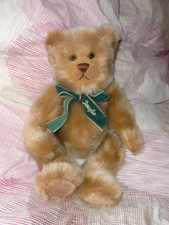 ❤️ Douglas ❤️ 1999 ❤️ Vintage ❤️ 46cm ❤️ Teddy Bär grüne Schleife top Zustand