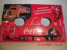 Coca-Cola X-Mas Weihnachtstruck von 1999 Anhänger 2 Achsen Bespielt Bild: +Kind