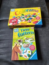 2er-Set Spiele von Ravensburger von 3-6 Jahre Colorama und Tiere füttern