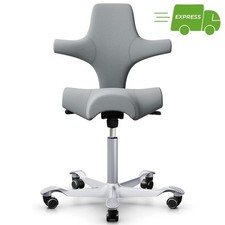 HAG Capisco 8106 | Stoff Xtreme Hellgrau | Gestell Silber | Express