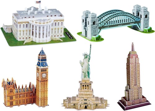 Puzzle modelle - 3d,