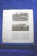 Hansa Lloyd (1089) Sammelblatt Deutsches Automobil Archiv