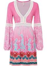 Kleid Gr. 36/38 Pink paisley