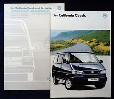 VW Bus T4 California Coach Prospekt 6.1996...... mit Beilage techn. Daten