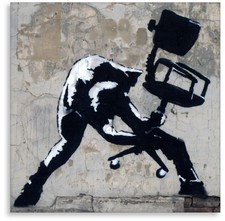 Banksy Leinwandbilder Wandbilder Bild auf Leinwand Top Angebote Kunstdrucke