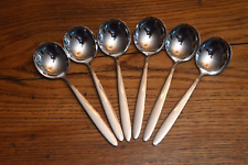 WMF BESTECK TEILE - 6 EISLÖFFEL - CROMAGAN - DEKOR: LIGNANO