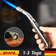 Jetflamme Feuerzeug Gas Nachfüllbar Sturmfeuerzeug Winddicht Lange Stabfeuerzeug