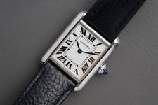 CARTIER Tank Stahl Roman WSTA0042 | 23 x 30 mm Papiere