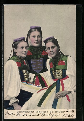 Betzingen drei junge - ak,