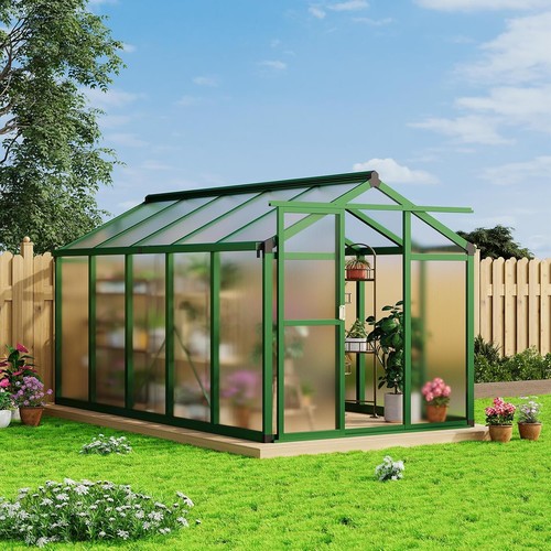 6x10 gewächshaus aluminium - ft,