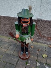 Nussknacker Erzgebirge DDR   Jäger sehr alt 51cm/ Vintage   