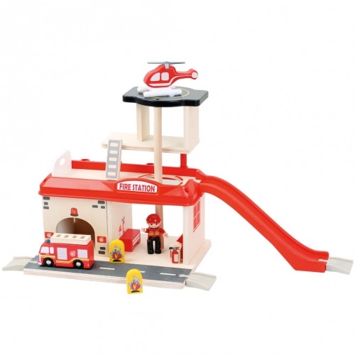 Feuerwehrwache mit zubehör - feuerwehrwache,
