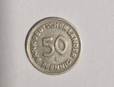 50 Pfennig Münze Bank
