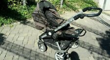 Teutonia BEYOU Braun Kombikinderwagen & Hartschalenwanne & Babyschale