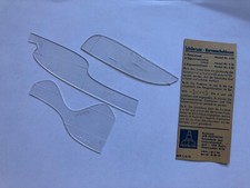 DDR Original VEB Kombinat PENTACON Schülersatz 3x Kurvenschablonen Zeichen Mathe