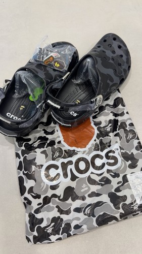 Crocs bathing ape clogs - a,
