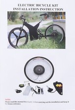 28 Zoll 48V 1000W Elektrofahrrad Vorderrad Umbausatz Conversion Kit Neu