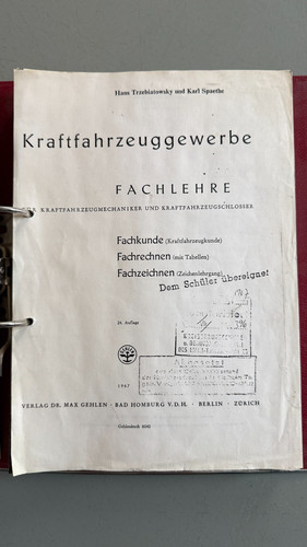 Kraftfahrzeuggewerbe fachlehre - kraftfahrzeuggewerbe,