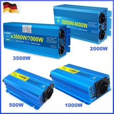 12V 24V auf 230V Reiner Sinus Wechselrichter 2000W 2500W 3500W Spannungswandler