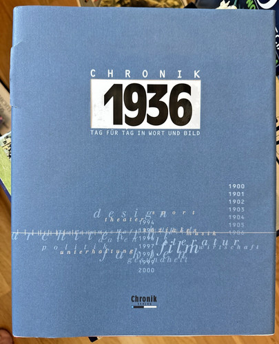 Chronik 1936 tag - chronik,, 1936:
