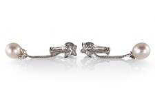 Ohrstecker Rene Kern 2 Akoya Perlen 12 Diamanten 0,24 ct 750 Gold [BRORS 20456]